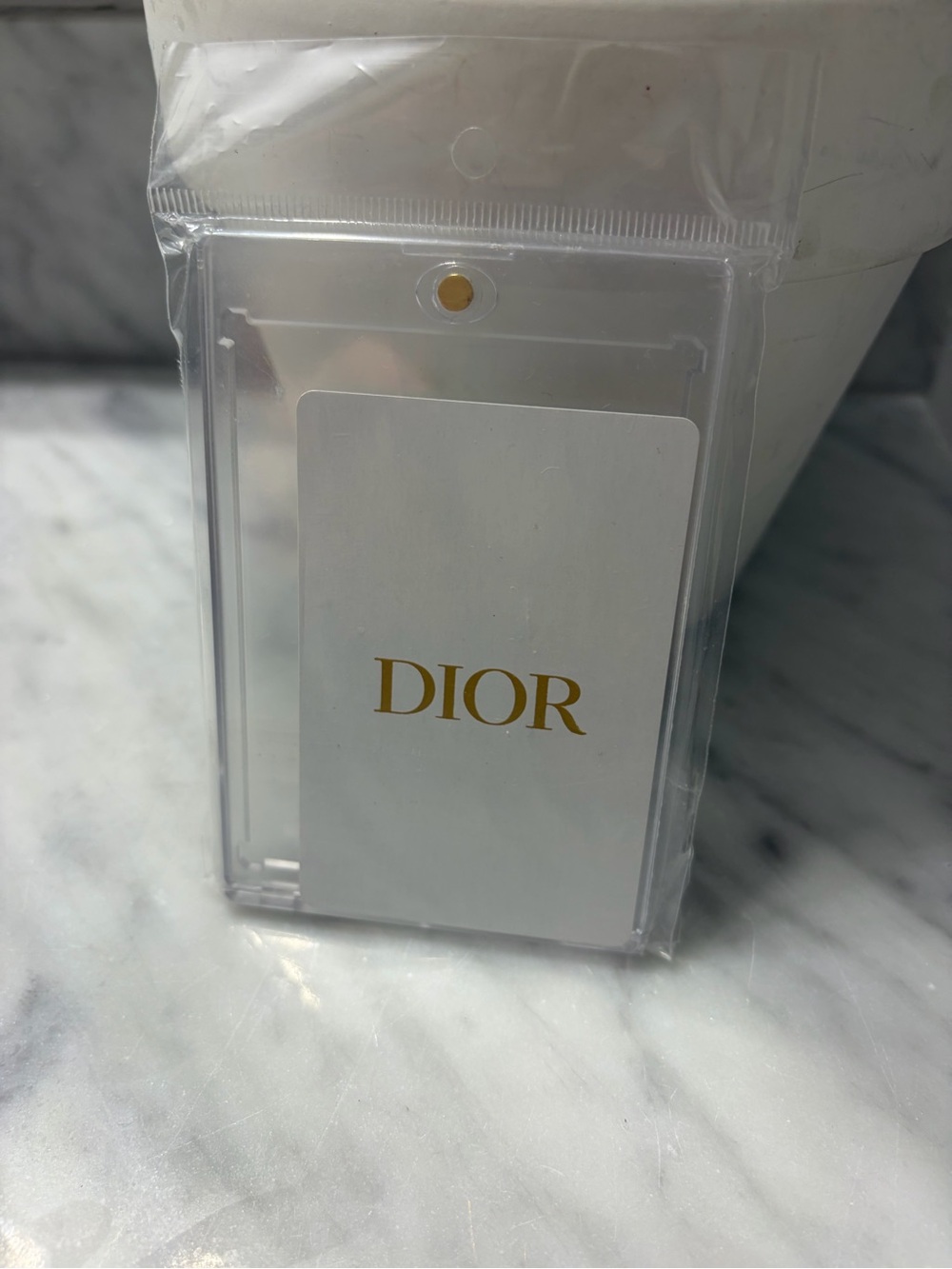 Dior Playing Card with Gold Logo